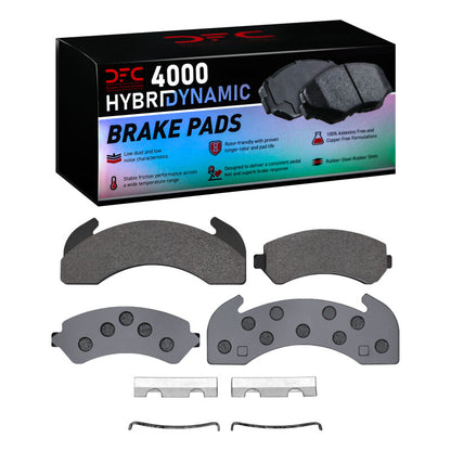 DFC 83-12 Blue Bird TC1000 Rear 4000 HybriDynamic Brake Pads and Hardware Kit