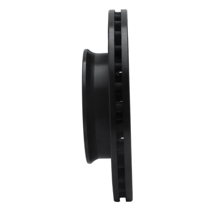 R1 Concepts R1 06-25 American Coach Patriot Front Left Drilled & Slotted Black Brake Rotor