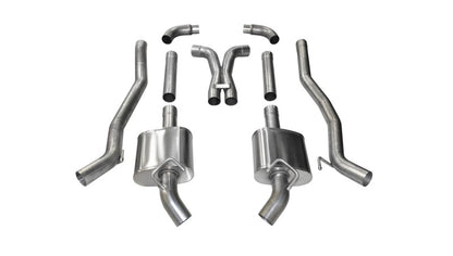 CORSA Performance Corsa 2011-2013 Chevrolet Camaro SS 6.2L V8 Manual Xtreme 3in Cat-Back (No Tips Uses Factory Bezels)
