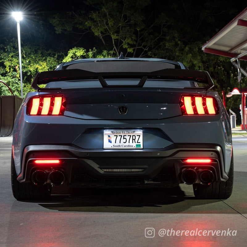 Form Lighting 2024+ Mustang LED Rear Reflector Smoked (Pair)