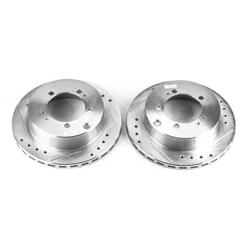 PowerStop Power Stop 91-96 Dodge Stealth Rear Evolution Drilled & Slotted Rotors - Pair