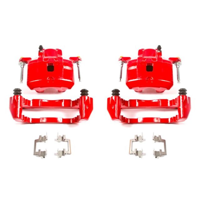PowerStop Power Stop 01-05 Chrysler Sebring Front Red Calipers w/Brackets - Pair