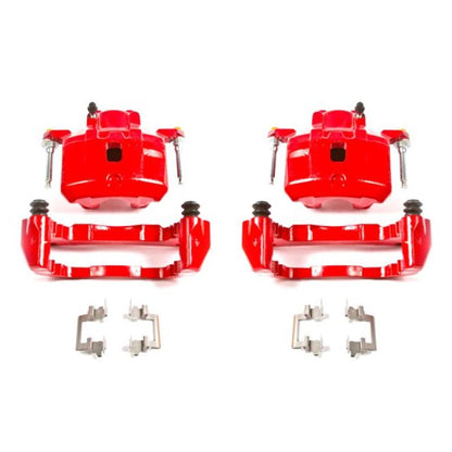 PowerStop Power Stop 01-05 Chrysler Sebring Front Red Calipers w/Brackets - Pair