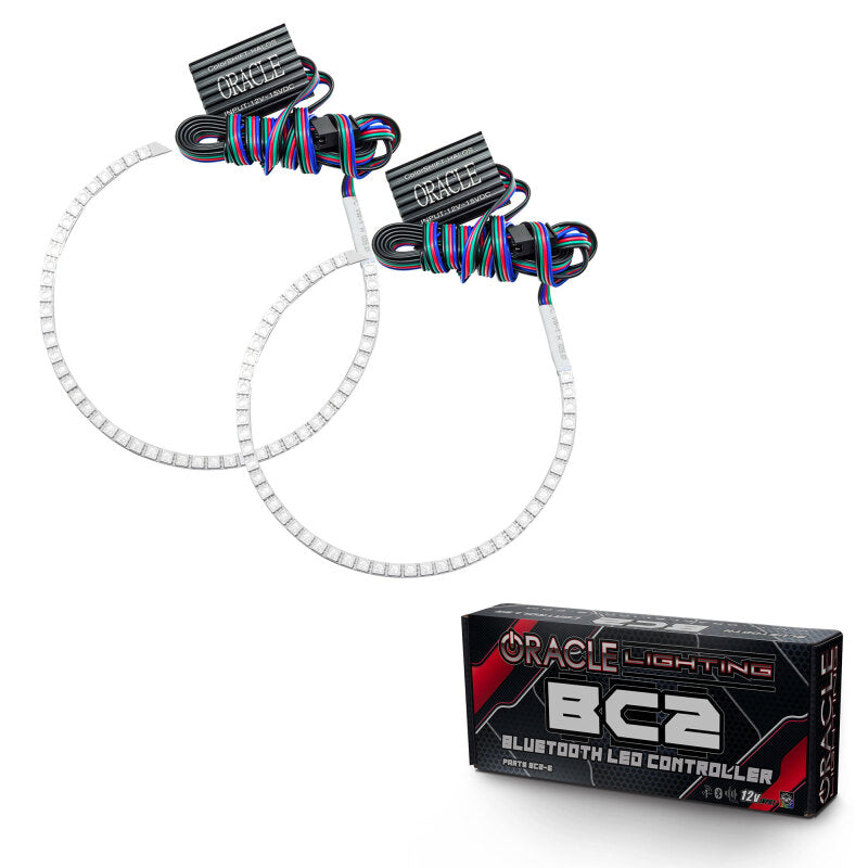 ORACLE Lighting Oracle Ford Mustang GT/V6 10-12 Halo Kit - ColorSHIFT w/ BC1 Controller