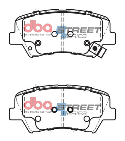 DBA 11-16 Hyundai Elantra Coupe Street Series Front Brake Pads