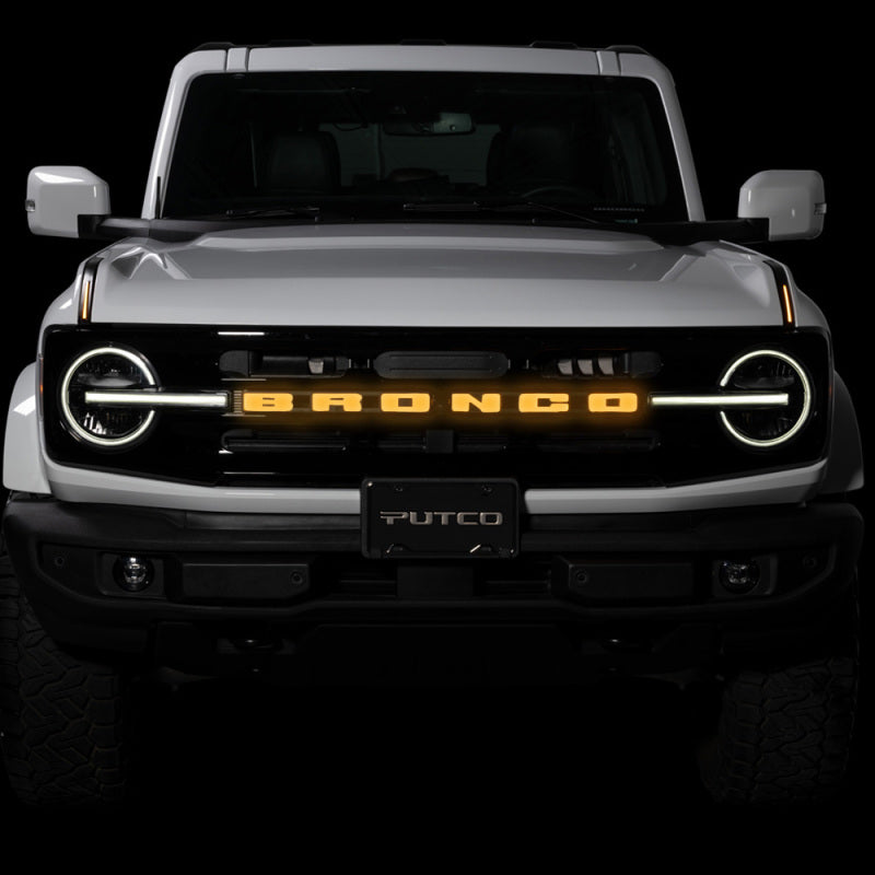 Putco Ford Bronco 21-23 Ford Bronco Emblem (Fits Models w/ Front Camera)