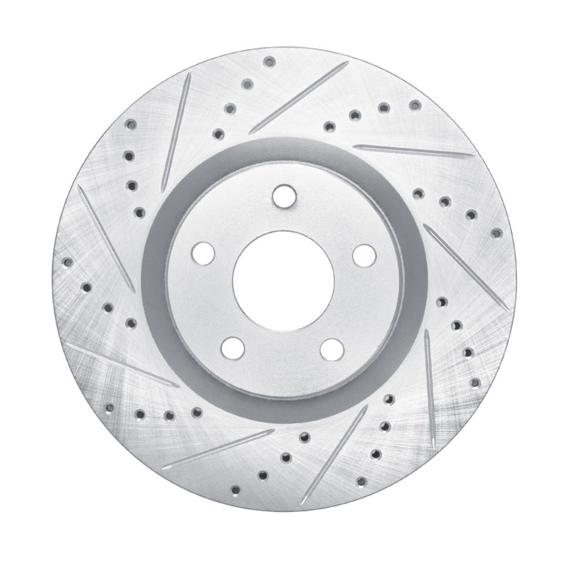 R1 Concepts R1 20-25 Ford BRONCO Sport Front Left Drilled & Slotted Silver Brake Rotor