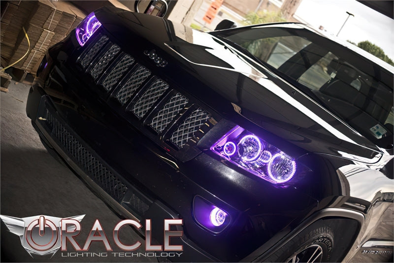 ORACLE Lighting Oracle Jeep Grand Cherokee 11-13 Halo Kit - ColorSHIFT