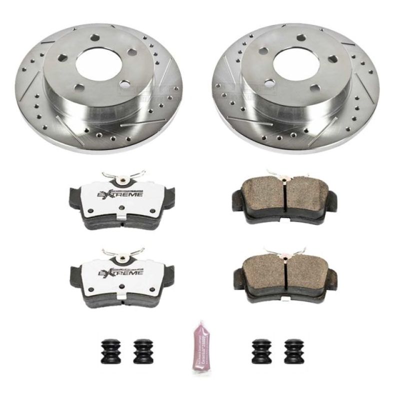 PowerStop Power Stop 94-04 Ford Mustang Rear Z26 Street Warrior Brake Kit