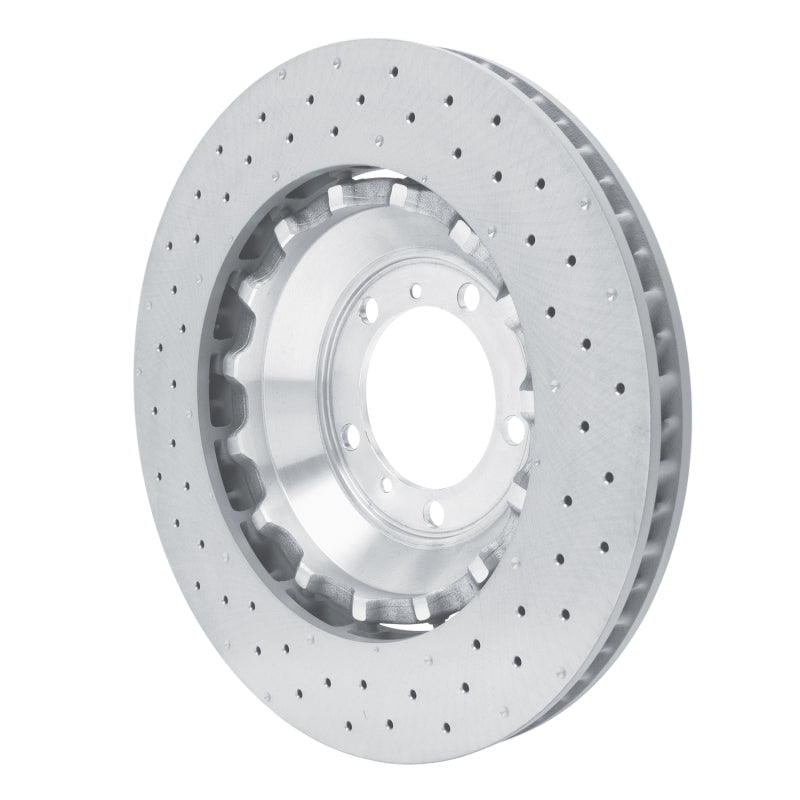 DFC 10-11 Porsche 911 Left Front Drilled Hi-Carbon Alloy Geomet Coated Rotor