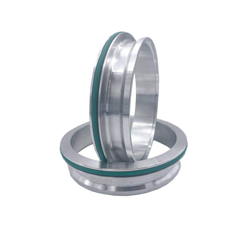 Granatelli Motor Sports Granatelli 3.5in Stainless Steel Dual Seal Clamp Weld-On Ferrule Set