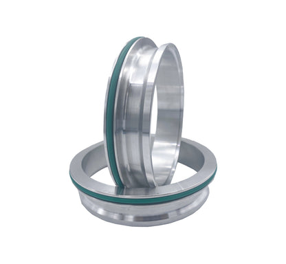 Granatelli Motor Sports Granatelli 3.5in Stainless Steel Dual Seal Clamp Weld-On Ferrule Set