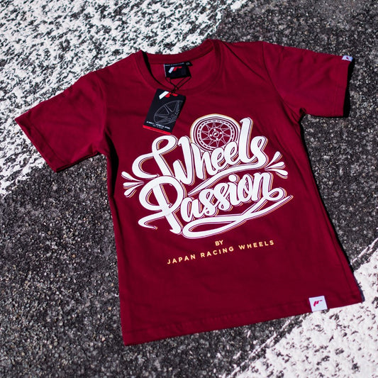 JR Wheels TSHIRT-WPASSRR-XS JR Women's T-Shirt Passion RubyRed Size XS