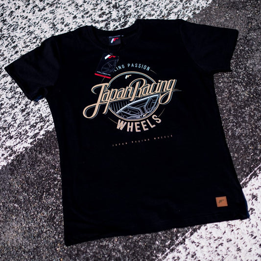JR Wheels TSHIRT-MROLLBK-S JR Men's T-Shirt Rolling Black Size S