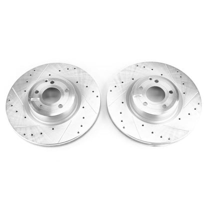 PowerStop Power Stop 15-16 Mercedes-Benz SL400 Front Evolution Drilled & Slotted Rotors - Pair