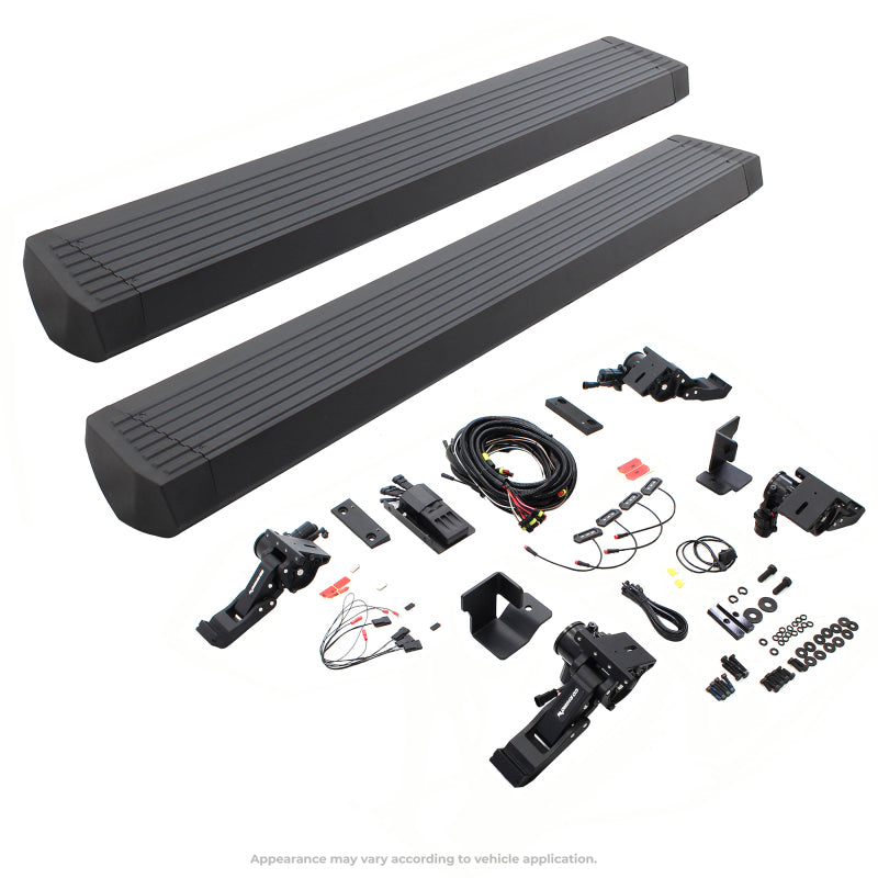 Go Rhino RealTruck 18-24 Jeep Wrangler 2dr VoltStep Electric Running Board Kit (No Drill) - Tex. Blk