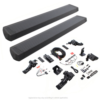 Go Rhino RealTruck 18-24 Jeep Wrangler 2dr VoltStep Electric Running Board Kit (No Drill) - Tex. Blk