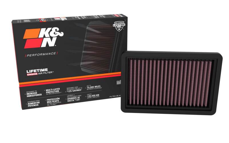 K&N Engineering K&N 22-24 Dacia Jogger / 21-24 Dacia Logan III 1.0L L3 Drop-In Air Filter