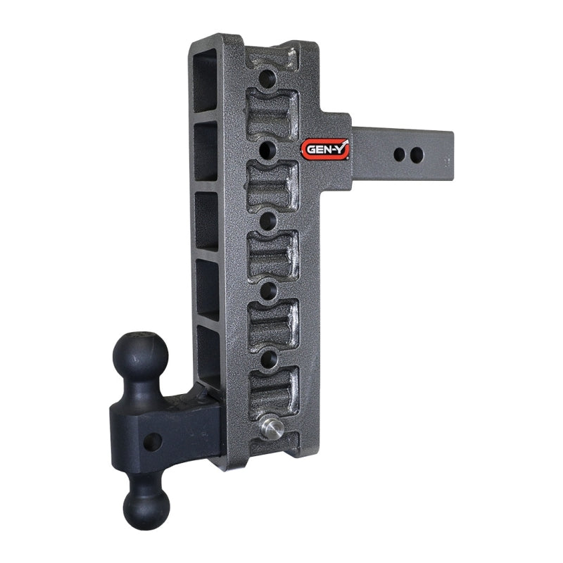 GEN-Y Hitch Gen-Y Mega Duty 2.5in Shank 12in Offset Drop 3.5K TW 32K Hitch w/GH-0161 Dual-Ball