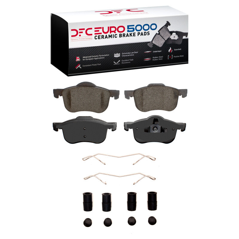 DFC 99-09 Volvo S60/S80/V70/XC70 Front Euro 5000 Ceramic Brake Pads and Hardware Kit