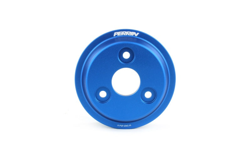 Perrin Performance PERRIN 15-21 Subaru WRX / 18-20 Crosstrek / 14-18 FXT Lightweight Water Pump Pulley - Blue