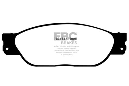 EBC 03-06 Jaguar XJ8 4.2 VP Yellowstuff Front Brake Pads