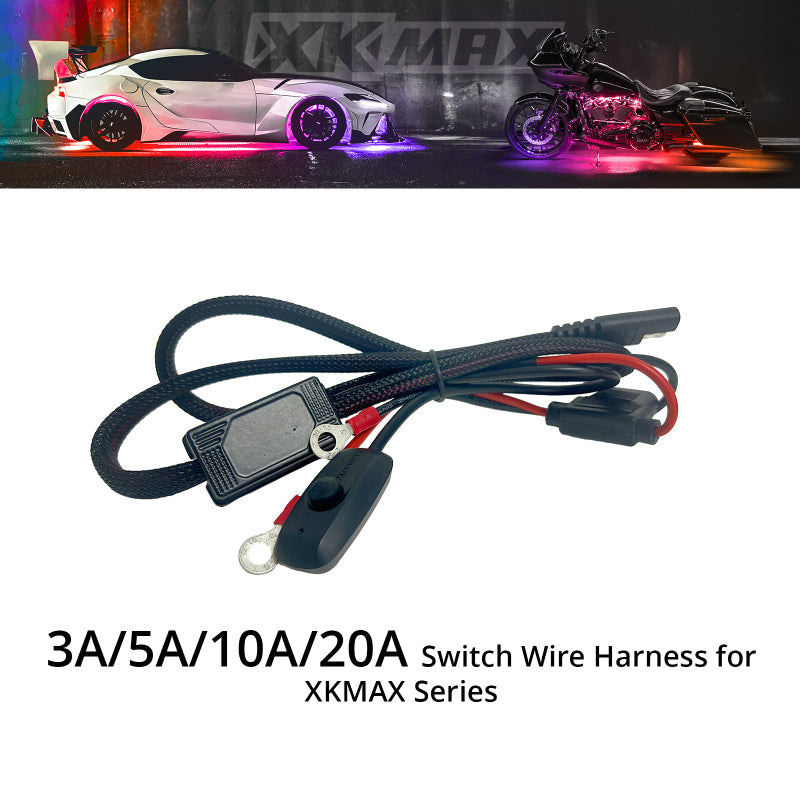 XKGLOW XK Glow XKmax 10A Switch Wire Harness