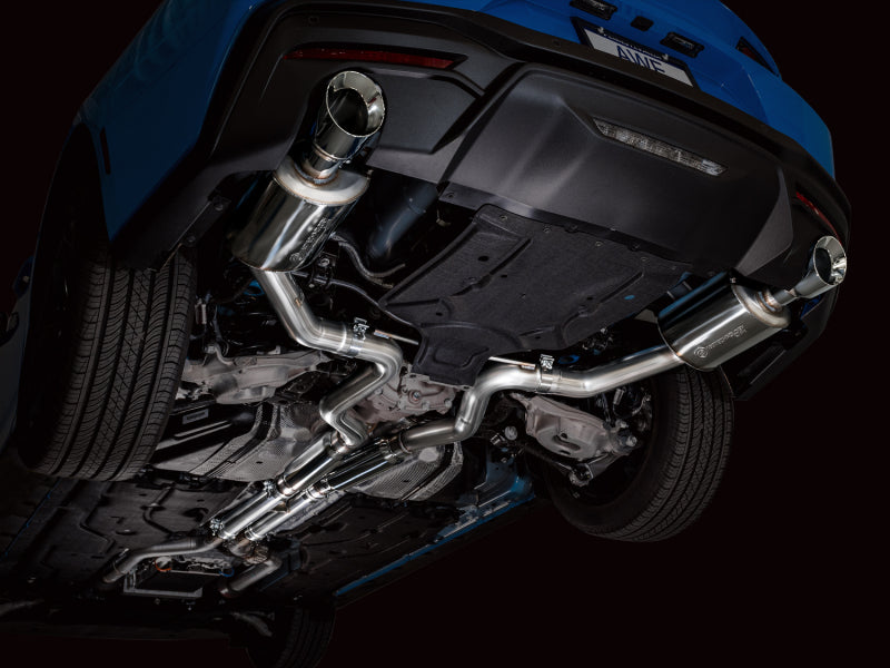 AWE Tuning 2024 Ford Mustang GT Fastback S650 RWD Touring Catback Exhaust w/ Dual Chrome Silver Tips