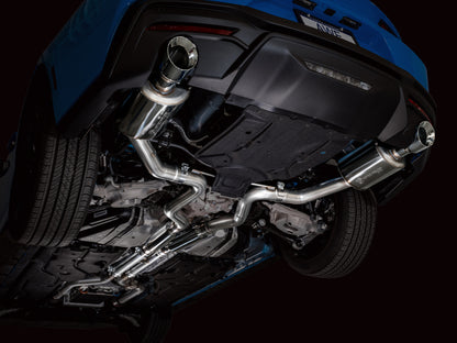 AWE Tuning 2024 Ford Mustang GT Fastback S650 RWD Touring Catback Exhaust w/ Dual Chrome Silver Tips