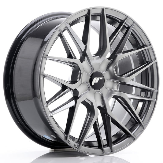 JR Wheels JR281780XX2574HB JR Wheels JR28 17x8 ET25-40 BLANK Hyper Black