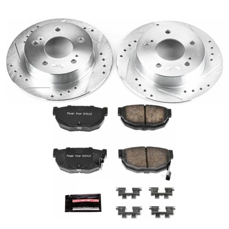 PowerStop Power Stop 94-98 Nissan 240SX Rear Z23 Evolution Sport Brake Kit