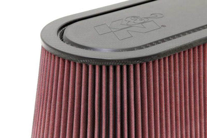 K&N Engineering K&N Custom Racing Unique Oval Tapered Filter 17.313in OL B/7.75in OW B/14.625inOL T/6.125inOW T/9in