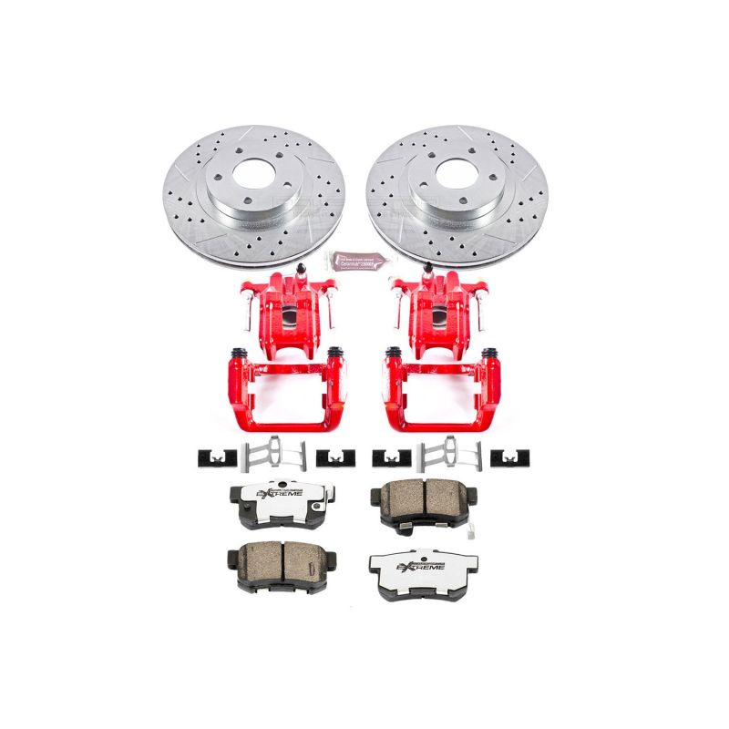 PowerStop Power Stop 99-03 Acura TL Rear Z26 Street Warrior Brake Kit w/Calipers
