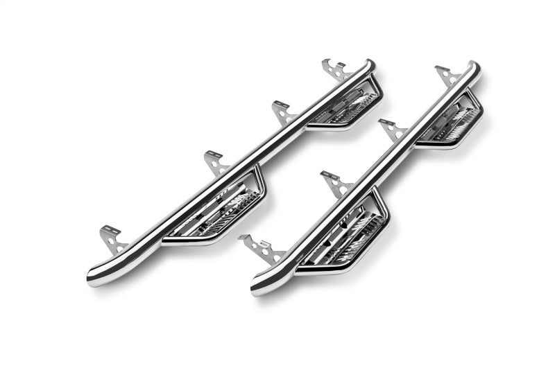N-Fab Podium SS 15-17 Ford F-150 SuperCrew - Polished Stainless - 3in