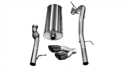 CORSA Performance Corsa 2011-2014 GMC Yukon 6.2L V8 3in Cat-Back Single Side w Twin 4in Black Pro-Series Tips