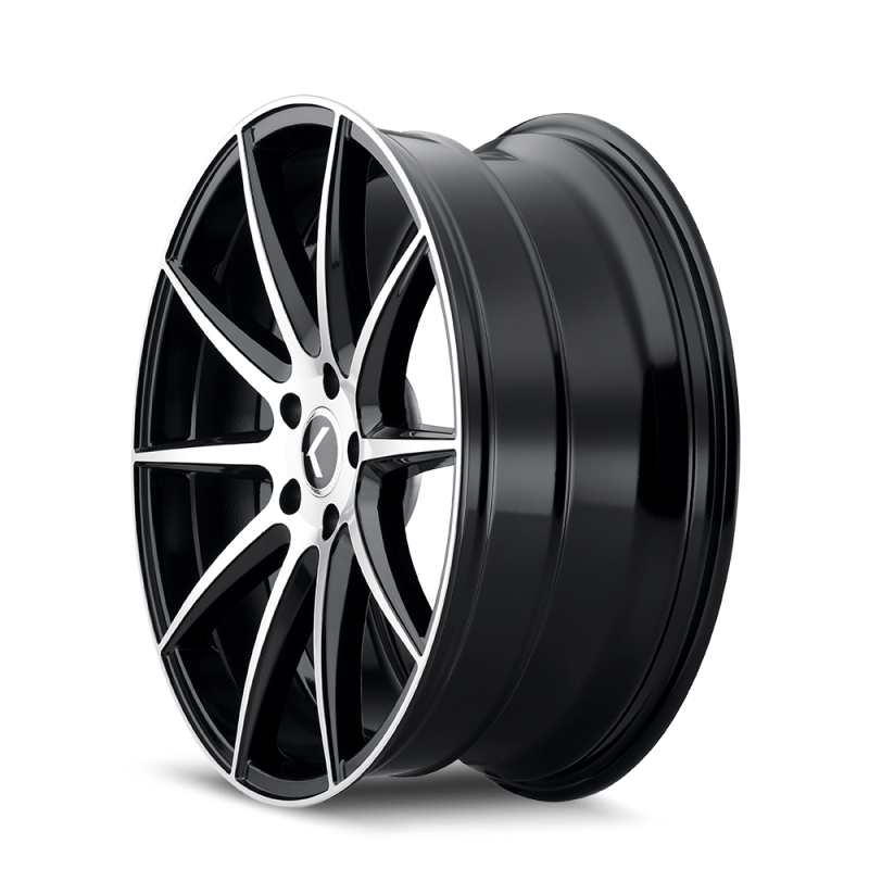 Kraze Wheels Kraze KR194 Cosmos 18x8 / 5x120 BP / 40mm Offset / 74.1mm Hub Gloss Black Machined Wheel