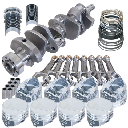 Eagle Chevy 454 1Pc 4.000in Crank 6.135in I-Beam Rods 25.5cc Dome 4.350in Pistons Rotating Assembly