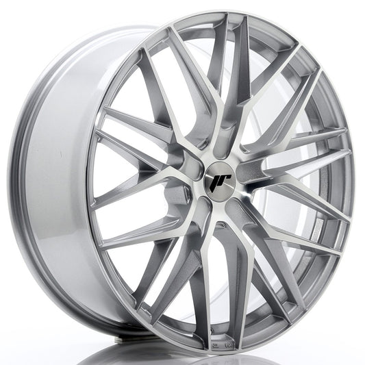 JR Wheels JR2821905X1574SM JR Wheels JR28 21x9 ET15-45 5H BLANK Silver Machined Face