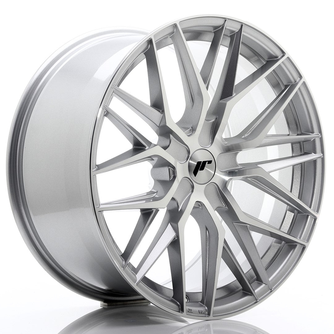 JR Wheels JR2821055X1574SM - JR28 21x10,5 ET15-55 5H BLANK Silver Machined Face