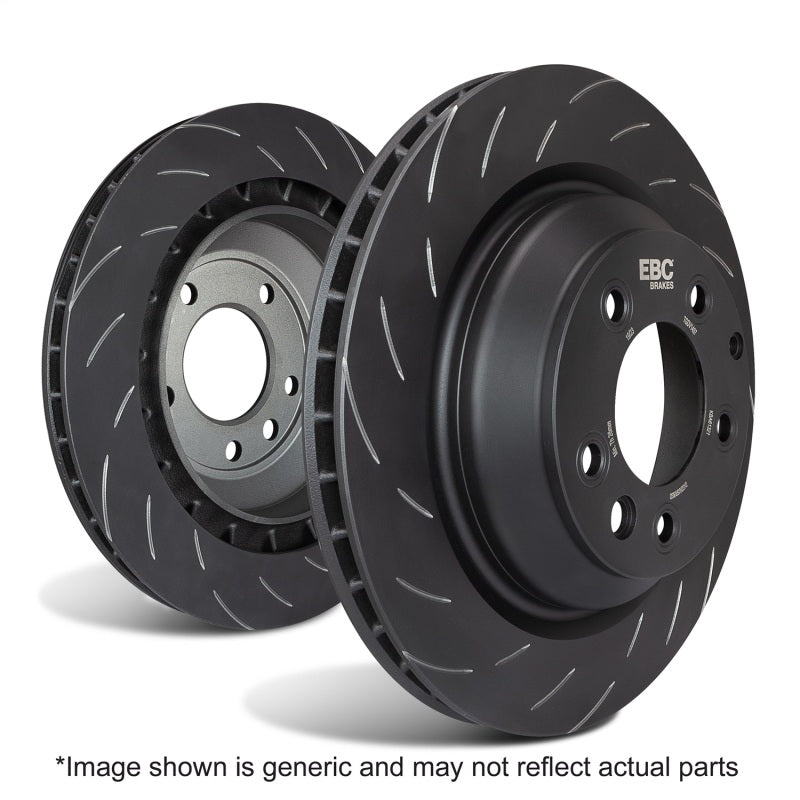 EBC Racing 05-10 Ford Mustang GT (5th Gen) SG Series One Piece Rear Rotors