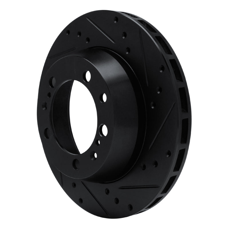 R1 Concepts R1 91-97 Porsche 911 Left Rear Drilled & Slotted Black Brake Rotor