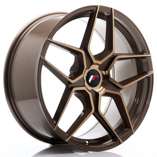 JR Wheels JR3420905X2074BZP JR Wheels JR34 20x9 ET20-40 5H BLANK Platinum Bronze