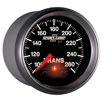 Autometer Elite 52.4mm 100-260F Transmission Temperature Peak & Warn w/ Electronic Control Gauge