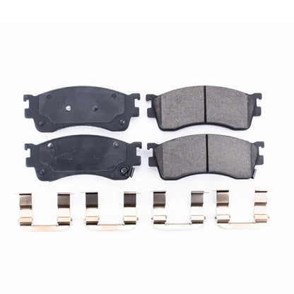 PowerStop Power Stop 01-02 Mazda Protege Front Z17 Evolution Ceramic Brake Pads w/Hardware