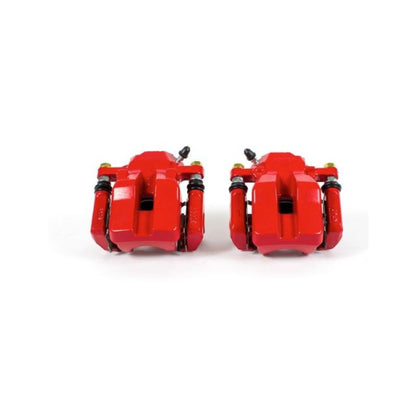 PowerStop Power Stop 06-12 Toyota RAV4 Rear Red Calipers w/Brackets - Pair