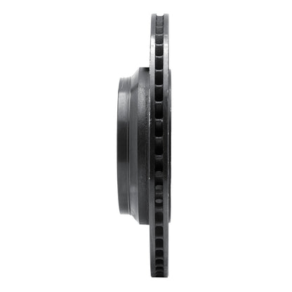 R1 Concepts R1 07-17 Lexus LS460 Left Rear Drilled & Slotted Black Brake Rotor
