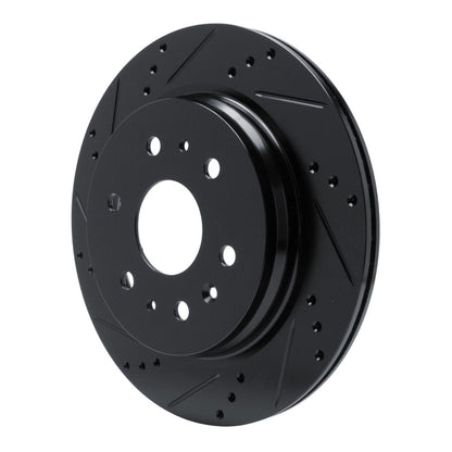 R1 Concepts R1 19-25 Cadillac Escalade Rear Left Drilled & Slotted Black Brake Rotor