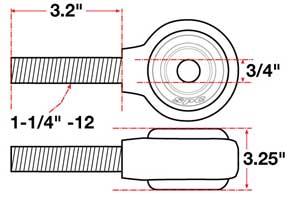 SPC Performance xAxis Rod End Ball Joint