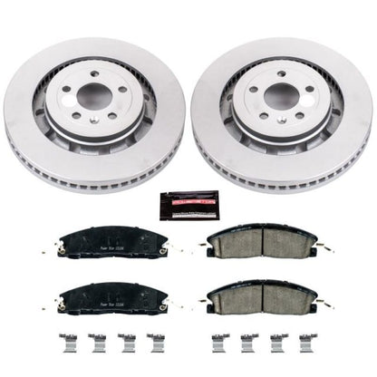 PowerStop Power Stop 13-19 Ford Explorer Front Z17 Evolution Geomet Coated Brake Kit