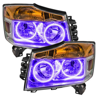 ORACLE Lighting Oracle Nissan Titan 08-15 Halo Kit - ColorSHIFT